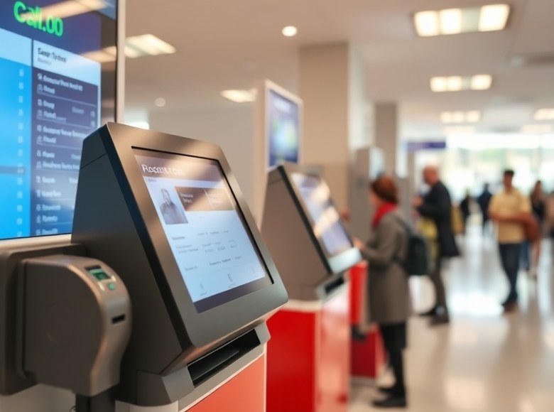 銀行店舗の受付番号表示